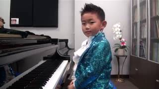 George Yi Han Wang (6) Plays At Home OP. 134, No. 6 by Heinrich Lichner