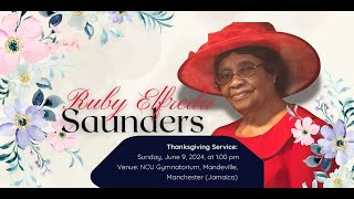 Ruby Saunders | Thanksgiving Service | 2024