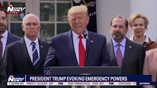 FULL CORONAVIRUS ANNOUNCEMENT: President Trump invokes emergency powers at the White House