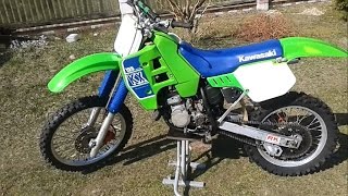 1989 Old school Kawasaki Kx 125  1080p HD