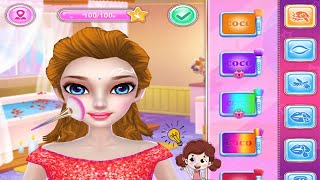 Princess Gloria Makeup Salon - Frozen Beauty Makeover Games -- FACE MAKEUP