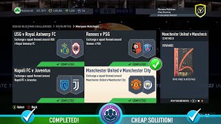 FIFA 23 Marquee Matchups – Manchester United v Manchester City SBC - Cheapest Solution & Tips