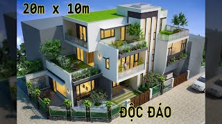 Mẫu biệt thự 3 tầng lô góc tại Đông Triều - Quảng Ninh| Kiến Trúc Kinh Bắc