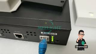 EPON OLT 2port 7dB GBIC 20km  px20+++ Web management 1:64