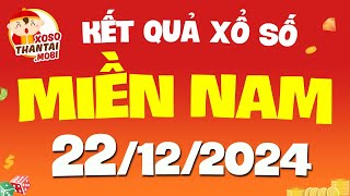 Xổ số Miền Nam hôm nay ngày 22 tháng 12 - XSMN - SXMN - KQXSMN 22/12/2024 - XSMN chủ nhật