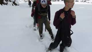 2014年1月15日、カンジキで安泰寺に上山（９）