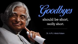 Speak 3 Lines Before You Sleep || APJ Abdul Kalam Motivational Quotes || Philosophy of Thoughts