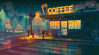 Fall Coffee Shop Ambience | Positive Jazz & Hip hop for Night |  calm lofi ☕