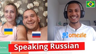 Surprising Russians and Ukrainians by speaking Russian fluently on Omegle
