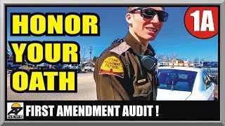 BEAVER UTAH HIGHWAY PATROL TRAFFIC STOP - First Amendment Audit - Amagansett Press