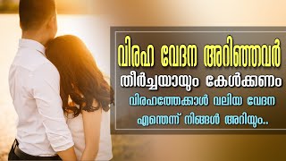 വിരഹ വേദന അറിഞ്ഞവർ തീർച്ചയായും കേൾക്കണം വിരഹത്തേക്കാൾ വലിയ വേദന എന്തെന്ന് നിങ്ങൾ അറിയും..