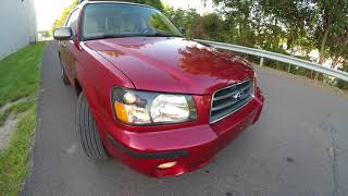 4K Review 2003 Subaru Forester 2.5XS AWD Automatic Virtual Test-Drive \u0026 Walk-around