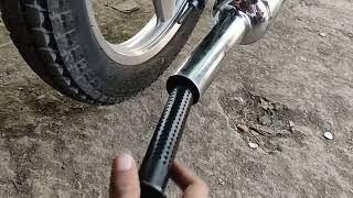 SEETI WHISTLE SOUND IN BULLET 350 Chota punjab silencer in bs6 #royalenfield