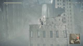 【ニーアオートマタ】三式戦術槍の所までジャンプ【NieR:Automata】