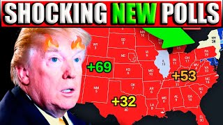 2024 Election Map Based On latest Poll From ALL 50 STATES! (Map Prediction)