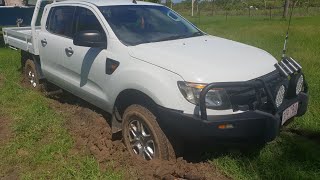 Bogged in my back yard!