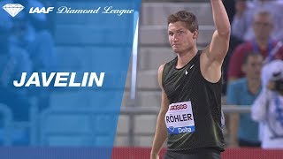 Thomas Röhler Wins Men's Javelin Throw - IAAF Diamond League Doha 2018