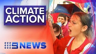 Extinction Rebellion protesters block Brisbane streets | Nine News Australia