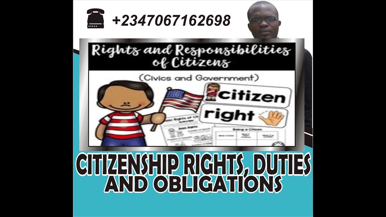 Citizenship Rights, Duties And Obligations - YouTube