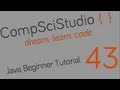 Java Beginner Programming Tutorial 43 More String Class Methods