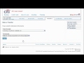 Citi QuickTake Demo: How to Make a Transfer Between Accounts using Citibank Online