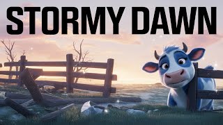 Betsy the Brave Blue Cow: Stormy Dawn | #childrensstories