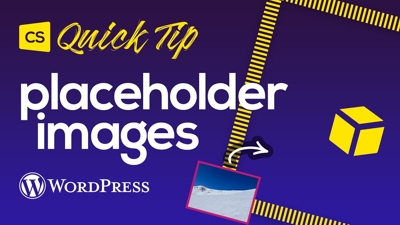 How To Create Placeholder Images In Wordpress With Cornerstone No