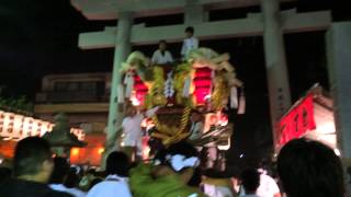 平成26年 吉田春日神社   市場太鼓台 宮出