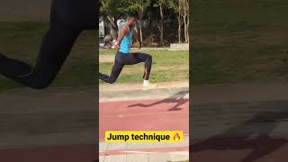 Triple jump technique 🔥 #shorts #viral #shortsvideo