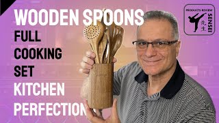 Wooden Spoons Kitchen Utensils For Cooking Full Set Review Best Wood Spoons For Cooking Review Video