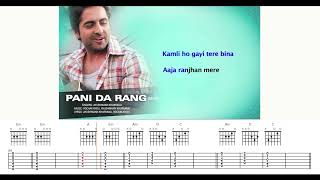 Pani Da Rang (Chords, Lyrics & Tabs) | Ayushmann Khurrana (Vicky Donor) | GSS School of Music