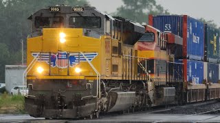 CSX M500, I132, and M373 at Terre Haute, IN