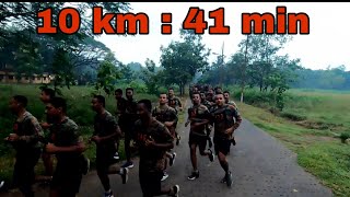 10 km running / commando running