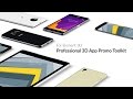 Professional 3D App Promo Toolkit for Element 3D (After Effects template)