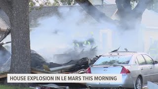 3 injured after house explodes in Le Mars