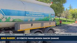 Eyyübiye Parklarında Bakım Zamanı