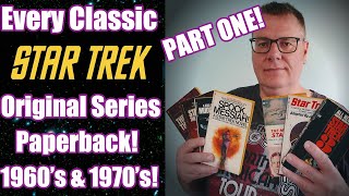 Every Classic Star Trek TOS Paperback From The 1960's and 1970's - Part One!