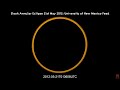 slooh annular eclipse 21st may 2012