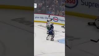 WHAT A SHOT FORM THE POINT by the Minnesota wild #sports #hockey #hockeygoals #nhl ￼