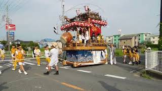 2024年7月20日 那古観音祭礼1日目　芝崎