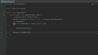 Removing an Element An Array in JAVA