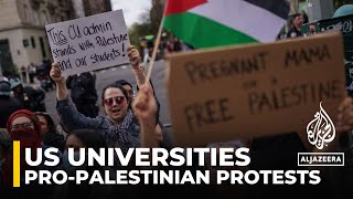 Pro-Palestinian demonstrations surge at US campuses after Columbia University ar