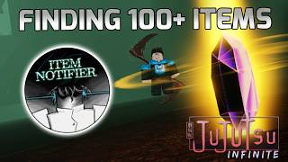 Using Item Notifier For 7 Days And Here's What I Got! (100+ Items!) | Jujutsu Infinite