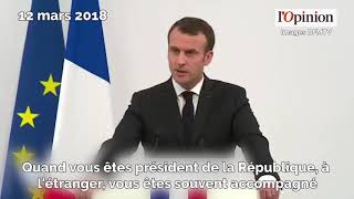 Énervé par une question, Emmanuel Macron devient cassant avec une journaliste