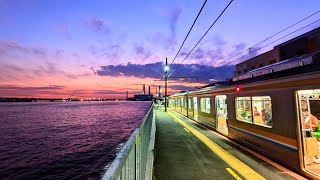 海芝浦駅 横浜｜終点は海。出口のない駅に行ってみた。【4K】