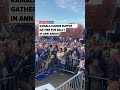 thousands of kamala harris supporters gather for ann arbor rally