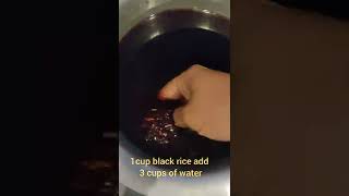 How to cook black rice