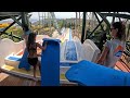 thrilling upside down water slide in adaland water park