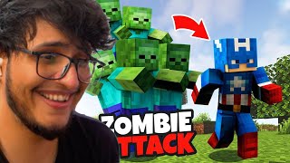 Minecraft But a Zombie Apocalypse is Happening