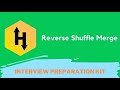 HackerRank Reverse Shuffle Merge problem solution in Python programming | Interview Preparation Kit